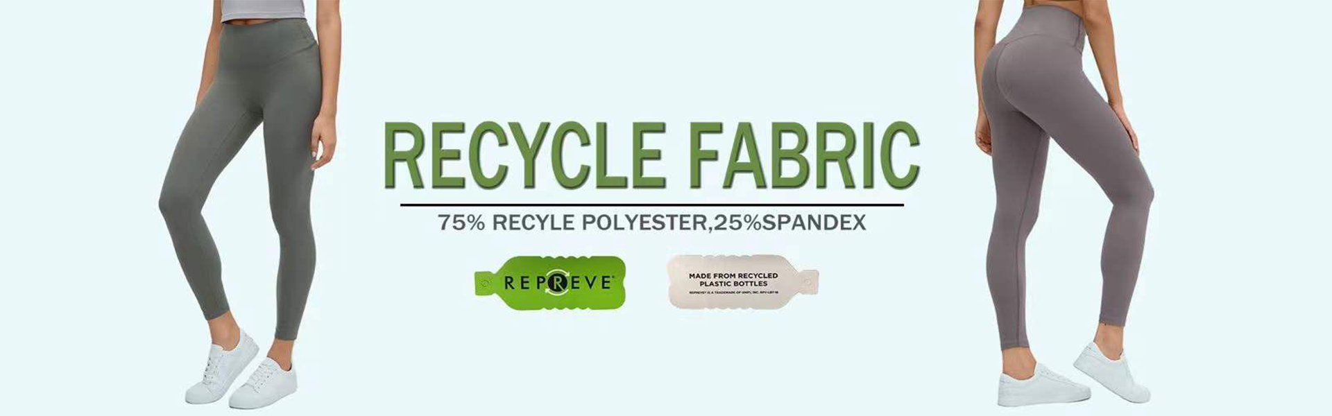 Sustainable high quality REPREVE fabric